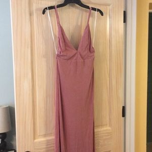 NWT FashionNova spaghetti strap dress w/ side slit